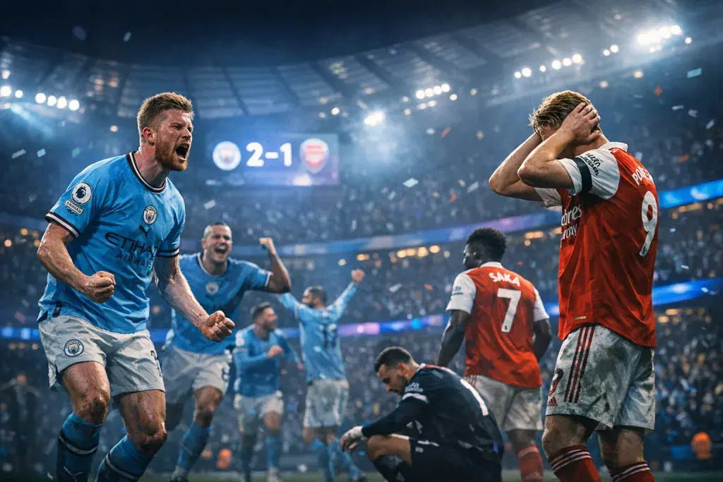 Manchester City Shatters Arsenal Title Dreams, Affirms Premier League's Unrivaled Drama